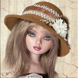 Ellowyne fashion doll hat