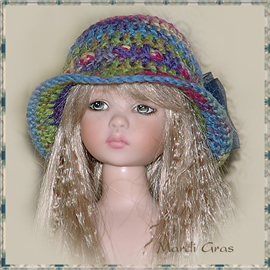 Dianna Effner Mary Mary Quite Contrary doll hat